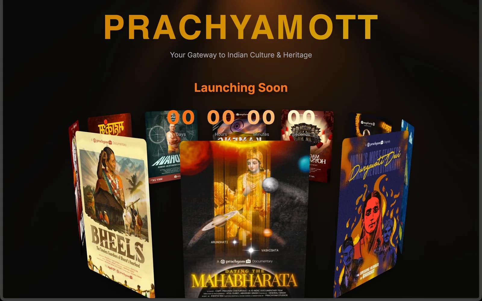 Astro Coming-Soon — Prachyam Relaunch Page preview