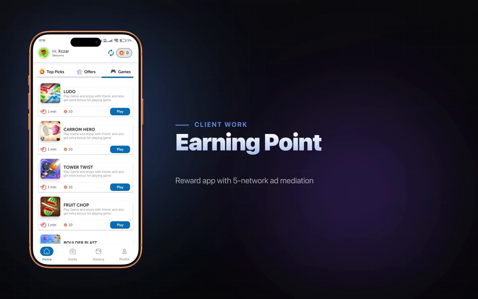 Earning Point preview