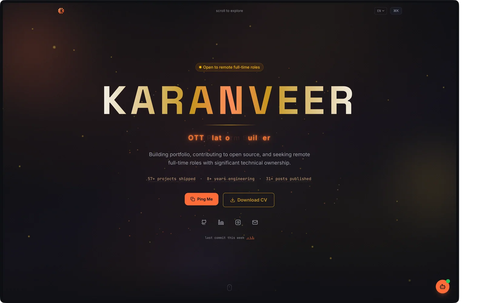 Portfolio Platform screenshot